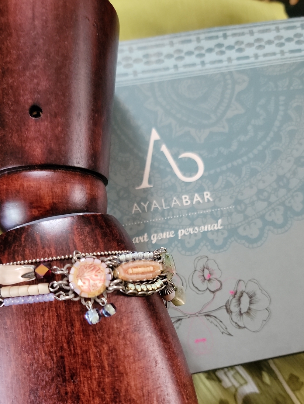 Ayala Bar Pink Multi-Element Women's Bracelet - Picture 3 of 4